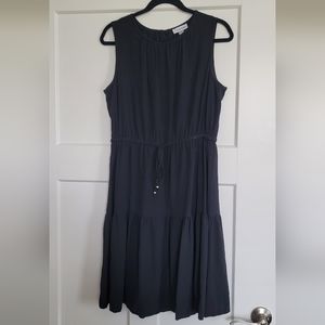 Calvin Klein black dress, sleeveless and tiered, Size 10